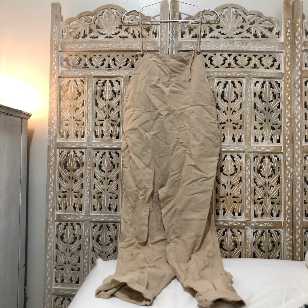 La Causa Natural Linen Overalls